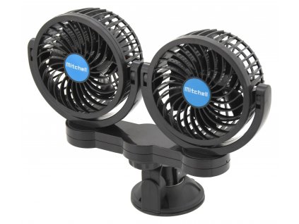 Ventilátor DUO 2x108mm 12V na přísavku | Mitchell