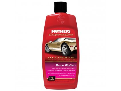 Mothers California Gold Pure Polish čistící leštěnka, 473 ml (krok 1)