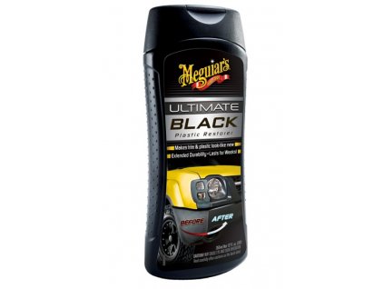 Ultimate Black Plastic Restorer - oživovač a ochrana nelakovaných plastů v exteriéru i interiéru, 355 ml | Meguiar's