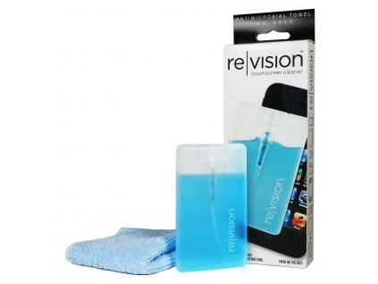 revision Touchscreen Cleaner, čistič displejů, 20 ml + antibakteriální mikrovláknová utěrka | Mothers