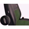 Autopotahy EXCLUSIVE ALCANTARA tmave zelene airbag