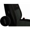 Autopotahy EXCLUSIVE ALCANTARA tmave sede airbag