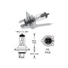 4951 1 12v h4 60 55w p43t visionpro 150 sada 2ks