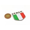 Samolepka vlajka Itálie 3D chrom