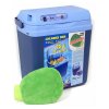 15644(1) chladici box 25 litru blue 220 12v led displej s teplotou myci houba zdarma