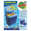 15644(5) chladici box 25 litru blue 220 12v led displej s teplotou myci houba zdarma