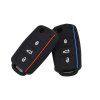 Obal na klíč silikon č.01 VW, Škoda, Seat - modrá