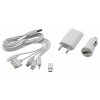 Autonabíječka telefonu 12V 2,1A (Iphone 4-8, miniUSB, microUSB, USB-C)