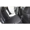 Autopotahy HONDA CR-V IV, od r. 2012, AUTHENTIC LEATHER, černobílé
