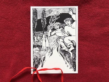 pohlednice "Svatojánský oheň"