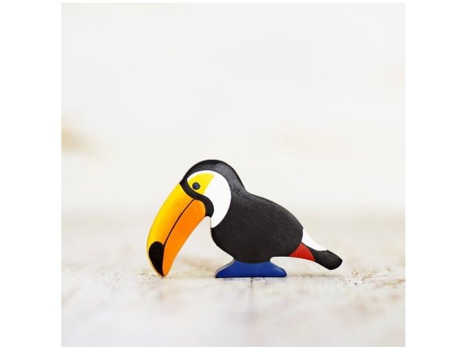 wooden toucan toy