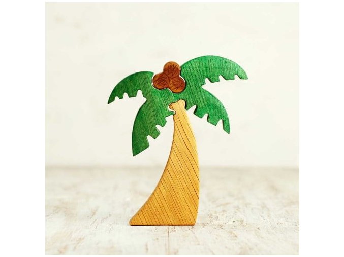 wooden palm tree