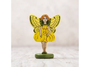 wooden fairy figurine