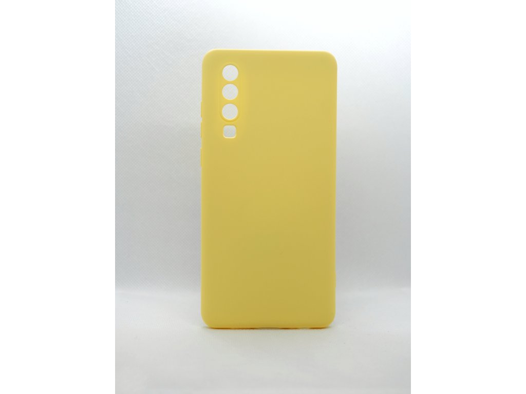 Silikonový TPU kryt Huawei P30 žlutý