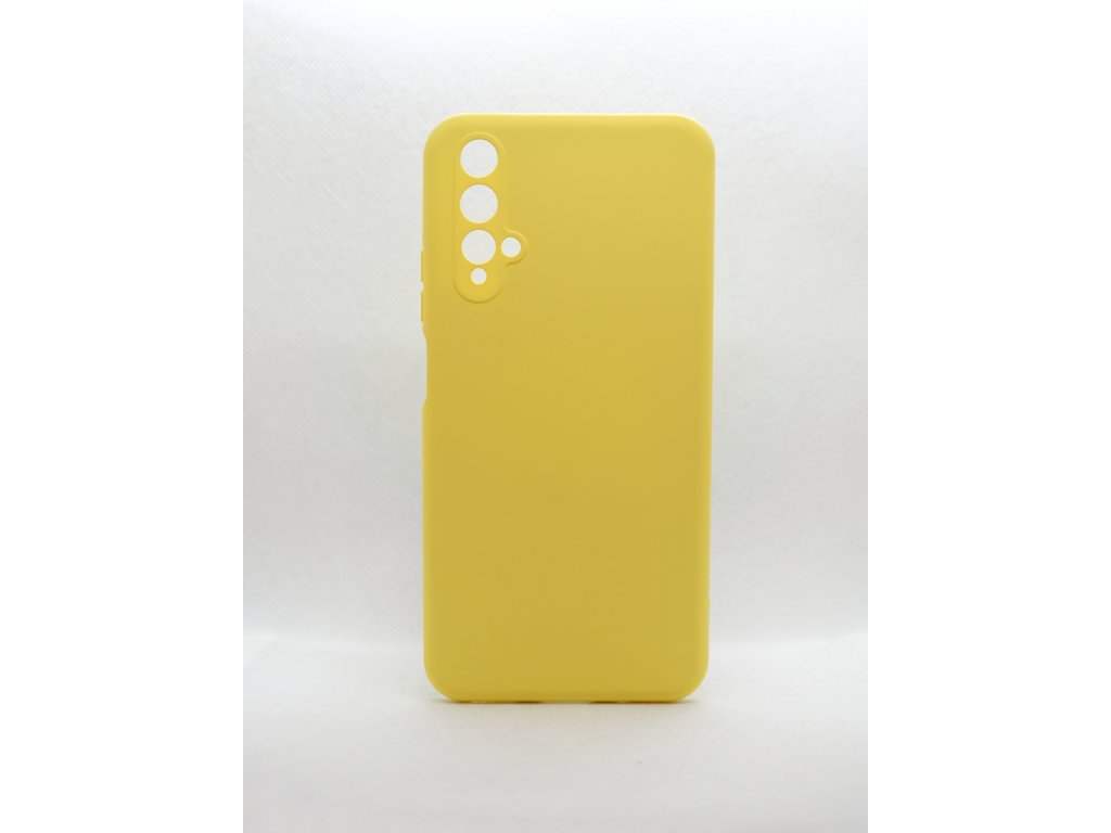 Silikonový TPU kryt Huawei Nova 5t žlutý