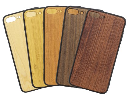Dřevěný kryt pro iPhone 7+/8+ (Barevná varianta Ořech)