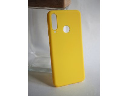 Silikonový kryt Huawei Y6P - žlutý