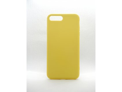 Silikonový TPU kryt iPhone 7+ / 8+ - žlutý