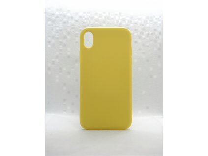 Silikonový TPU kryt iPhone XR žlutý