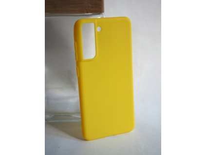 Silikonový kryt Samsung S21+ žlutý