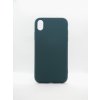 Silikonový TPU kryt iPhone XS Max tmavě zelený
