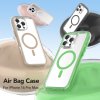 Airbag Magsafe kryt pro iPhone 16 Pro Max (Barva Zelená)