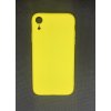 Silikonový kryt iPhone XR- žlutý