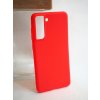 Silikonový kryt Samsung S21+ červený