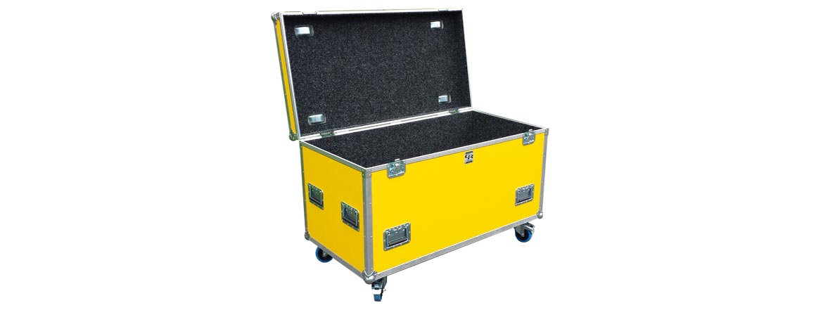 flight case žlutý 