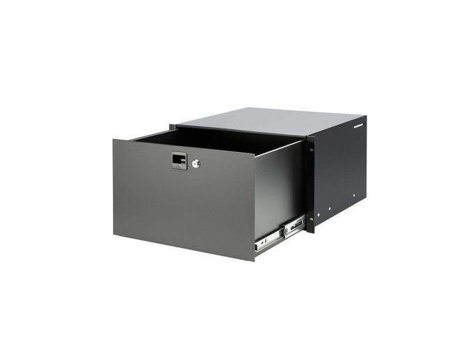 Adam Hall 87406 šuplík pro 19" rack 6U se zámkem