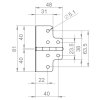 adam hall 2643 l scharnier stahl verzinkt 3