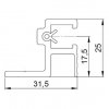 adam hall 6162 aluminium rackschiene stufenlos mit gummikeder~2