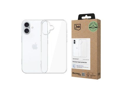 3mk Clear Case Eco kryt pro iPhone 16 Plus – transparentní