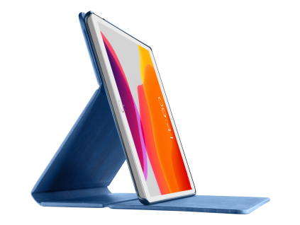 Pouzdro se stojánkem Cellularline Folio pro Apple iPad mini (2021), modré