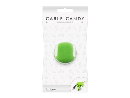 Cable Candy Turtle – kabelový organizér, zelený