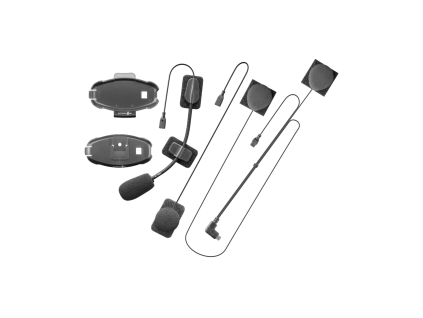 Interphone univerzální audio kit s plochým jackem pro Active a Connect