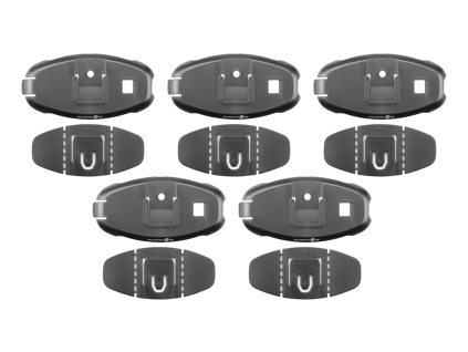 Interphone Active a Connect – Sada 5 ks náhradních nalepovacích základen pro interkomy