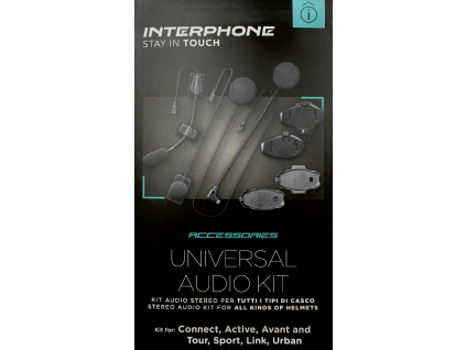 Interphone náhradní HD audiokit s plochým mikrofonem pro Tour, Active, Connect