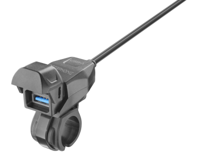 Interphone USB zásuvka – nabíječka na motorku