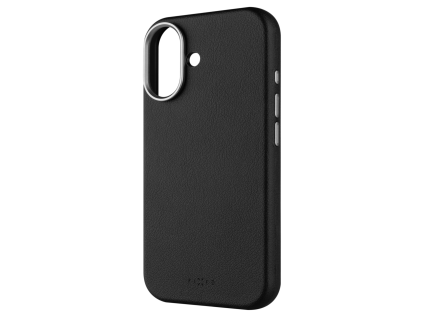 Kožený kryt FIXED MagLeather pro Apple iPhone 17 s podporou MagSafe, černý