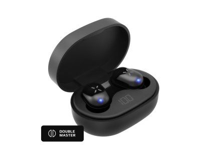 Bezdrátová TWS sluchátka FIXED Boom Joy černá
