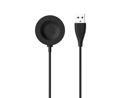 Nabíjecí USB-A kabel FIXED pro Huawei Watch GT 2 Pro / 3 / 3 Pro / 4 / 4 Pro / 5 / 5 Pro / 6 / 6 Pro, černý