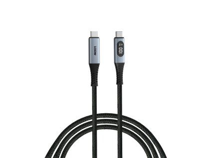 VERBATIM Kabel USB-C Sync & Charge, 100W, s displejem, 120cm