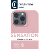 Silikonový kryt Cellularline Sensation pro iPhone 14 Pro Max – růžový