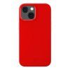 Ochranný silikonový kryt Cellularline Sensation pro Apple iPhone 13 mini, červený