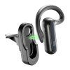 Bluetooth headset Cellularline CAR FLAT včetně nabíjecí základny do auta, černý