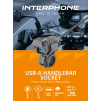 Interphone USB zásuvka – nabíječka na motorku