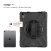 Odolné pouzdro se stojánkem FIXED Rugged Tab Case pro Apple iPad 10,9" (2022) / iPad 11" (2025), černé