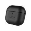 Kožené pouzdro FIXED PodsLeather pro Apple AirPods 4 (Barva Černá)