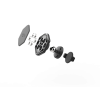 Magnetický držák FIXED Icon Flex na palubní desku s kloubem, černý